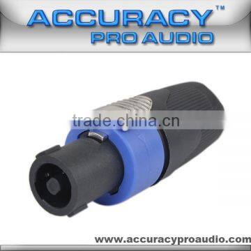 4 Pole Cable Male Inline Connector With Chuck Type Strain Relief Design SPN007