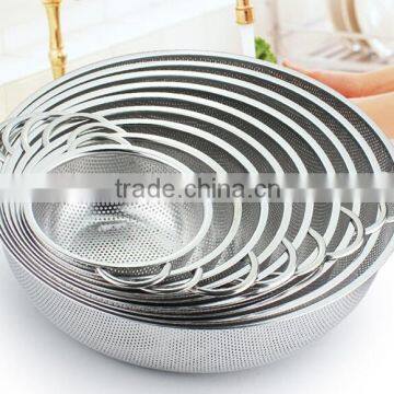 Stainless Steel Colander Wire Mesh Strainer Colander Sieve photo-2