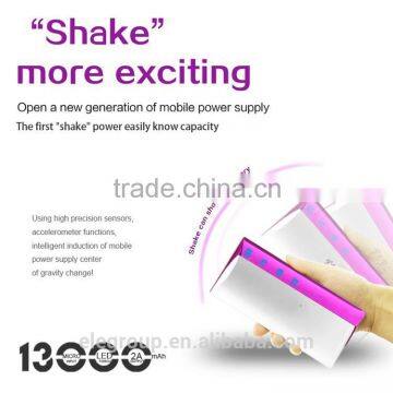 Ultra-large Capacity 13000mHA Shake Power Mobile Power Supply 1 Year Warranty photo-2