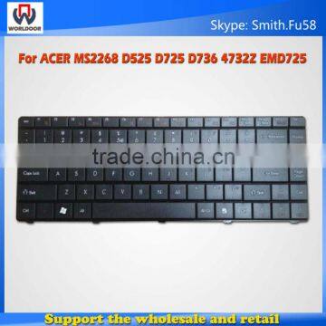 Laptop keyboard for Acer MS2268 D525 D725 D736 4732Z EMD725