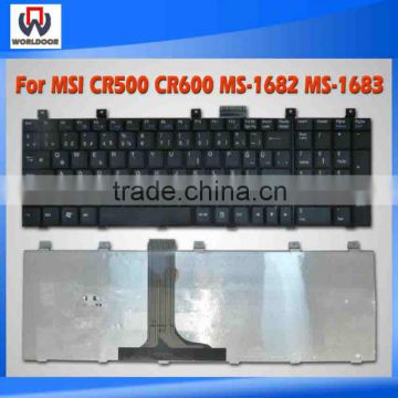 Wholesale For MSI laptop keyboard CR500 CR600 MS-1682 MS-1683 RU