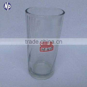 large mouth transparent glass cups 200ml