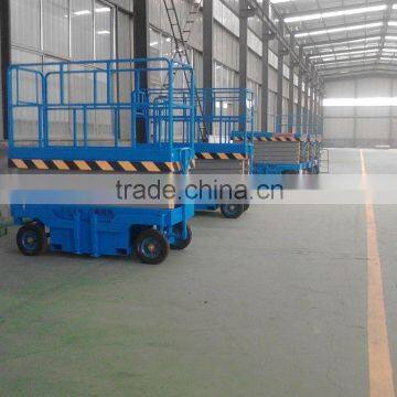 factory price 4 Wheels Mobile Scissor Lift Platform SJYO.3-8 made in china