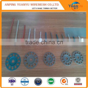 Plastic insulation nail/metal insulation fastener factory