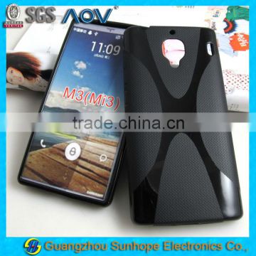 MIUI Mi3 plastic case M3 soft cover made of tpu