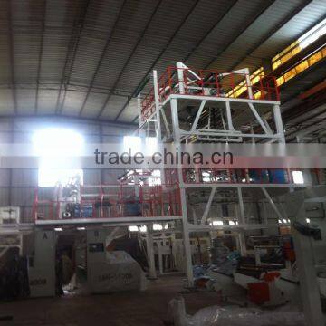 PE Film Making Machine / Film Blowing Machine / A+B+C Three-layer Co-extrusion Film Blowing Machine photo-2