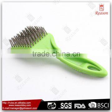 BBQ stainless steel and copper wire grill cleaning brush