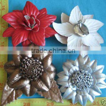 PVC FLOWER BROOCH Fabric Flowers Pins, Flower Brooch Sew on Crafts