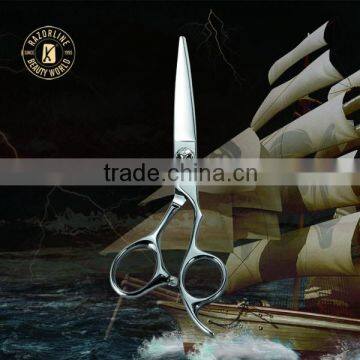 Razorline CK17-SKULL high quality hair cutting scissor, Hotest slim blade salon shears, Best barber hair scissors