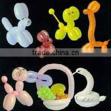 Made in China!hot selling latex balloons long shapes