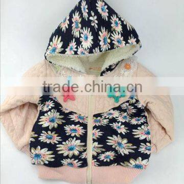 2016 hotsale latest coat design winter fashion children clothes kids warm outerwear coat wholesale factory price