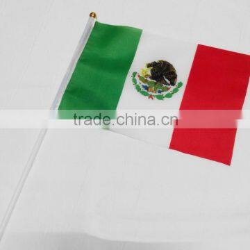 wholesale hand national flag in Mexico design