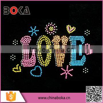 colorful rhinestone hotfix motifs