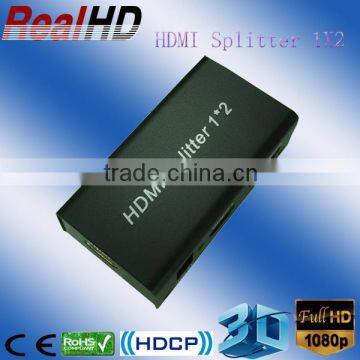 Amplifier 2 way HDMI Splitter 1x2 3D-Support