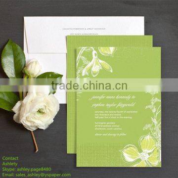 Colorful paper for wedding/invitation cards