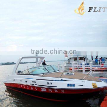 Flit Factory Price Luxury Fishing Yacht Work Boat Half Cabin