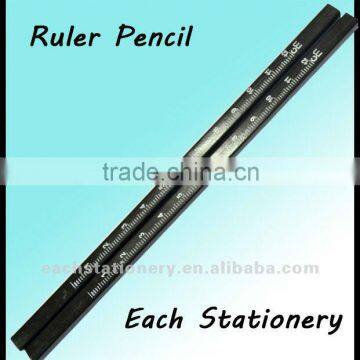 7" HB ruler pencil square wooden Capenter pencil with logo