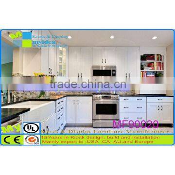 ISO,CE approved kitchen cabinet design/ high-end wine cabinet/ fast food mall kiosk for sale