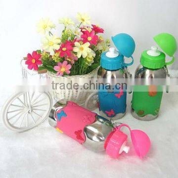 cute double wall stainless steel little children water bottles