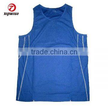 High Quality Sublimation Sport Mens Singlet Vests Product photo-2