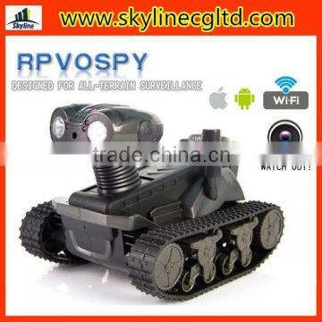 iPhone/Android wifi remote real-time video transmission tank,iphone camera armored tank