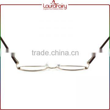 Laura Fairy 1PCS Retail Trendy New Metal Frame Acetate Temple Men Optical Frame Quality Choice photo-5