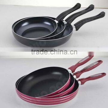 Aluminum ceramic coating frying pan set high quality selling well fry pan set