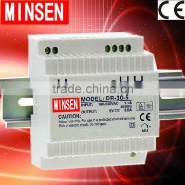 30W 24V 1.5A dinrail mode single output power supply zhejiang circuit