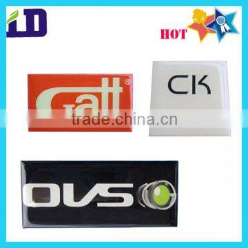 2014cheap custom waterproof crystal PVC epoxy stickers