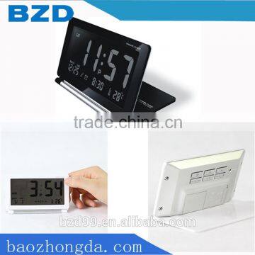 Multi-functional Pocket Flip World Time Travel Alarm Clock / Electronic items Manufacturer OEM/ODM