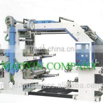 Clear color high quality Flexo 4 color Plastic Printing Machine