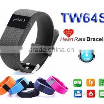 Brand New TW64S Heart Rate Monitor Bluetooth Watch Fitness Band Activity Tracker Smart Bracelet