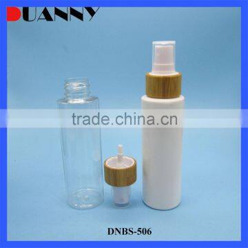 Wood Shoulder Plastic Lotion Bottle Packaging,Wood Shoulder Lotion Bottle