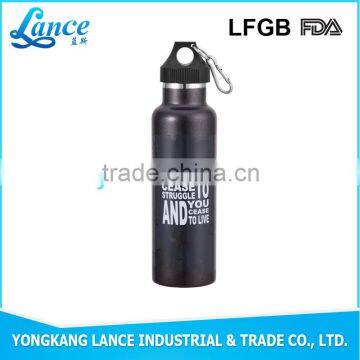 Custom stainless steel thermos water bottle sports bottle