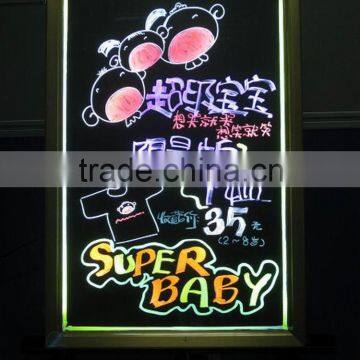 Edgelight AF32A Customized Wholesale Best Quality RGB Flashing Colored Neon Dry Erase Boards Advertising Light Chalk Boards photo-4