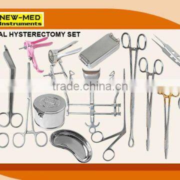 VAGINAL HYSTERECTOMY SET Surgical Instruments Set General Surgery Instrument Set VAGINAL HYSTERECTOMY SET