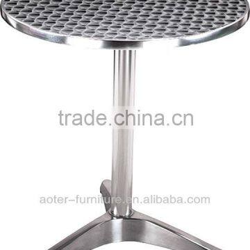 Aluminium restaurant outdoor furniture round tables