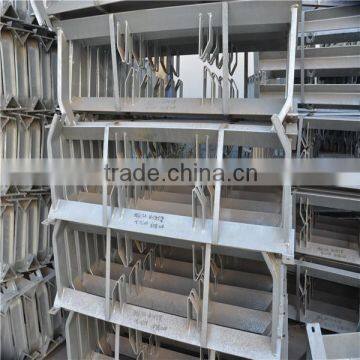 20deg conveyor roller bracket,white conveyor idler bracket for coal belt conveyor