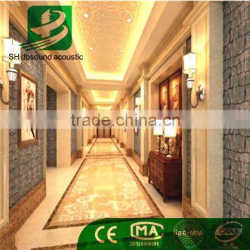 Soundproof Polyester Acoustic Panel/ PET Acoustic Panel Board for hotel wall panel