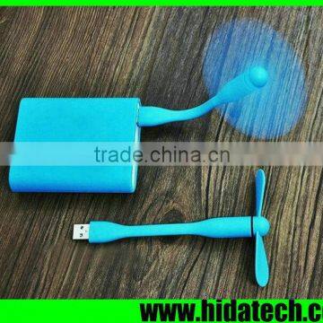 2015 New Product Portable Mini USB Fan Fan for Power Bank Laptop Computer