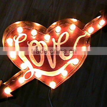 Weeding Ornament LOVE LED Marquee Letter photo-3