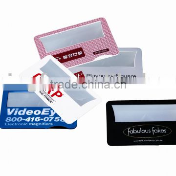 Credit Card Magnifiers with LED Light