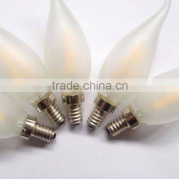 dimmable led bulbs filament led candle lamp frosted glass
