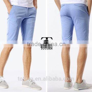 New Korean Style Cool Half Design Cotton Pattern Man Trousers Mens Slim Fit Short Pants photo-6