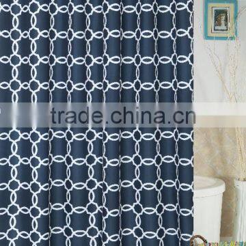 fashion new design popular textile shower curtain
