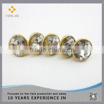 Brass Rhinestone Split Rivet