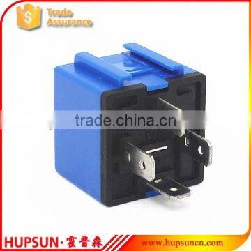 Blue Color Non Water-proof Automotive Alarm Relay 12V 24V 40A Relay photo-2
