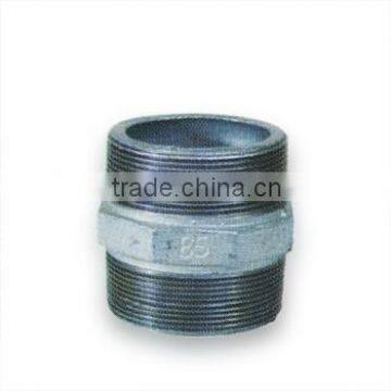 Galvanized malleable iron pipe fitting nipple