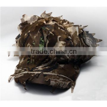 3D Sneaky Woodland Leaf cap Leafy Woodland Camo hat Reel Tree Leaf Cap