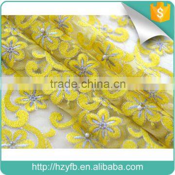 2016 Wholesale Swiss Embroidery French Net Lace Fancy New Design Little Flower French Bridal Lace photo-5